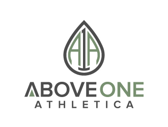 Above One Athletica logo design by jaize