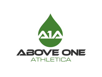 Above One Athletica logo design by kunejo