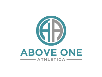 Above One Athletica logo design by ora_creative
