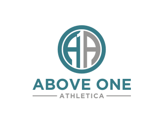 Above One Athletica logo design by ora_creative