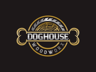 Doghouse Woodworx logo design by veter