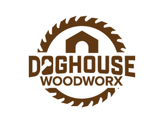 Doghouse Woodworx logo design by jaize
