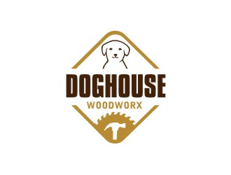 Doghouse Woodworx logo design by maspion