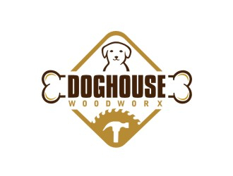 Doghouse Woodworx logo design by maspion