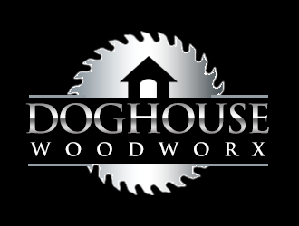 Doghouse Woodworx logo design by kunejo