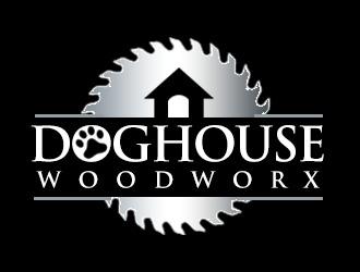 Doghouse Woodworx logo design by kunejo