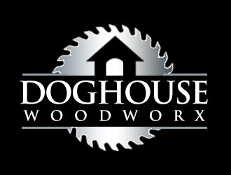 Doghouse Woodworx logo design by kunejo