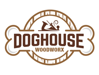 Doghouse Woodworx logo design by adm3