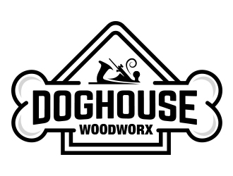 Doghouse Woodworx logo design by adm3