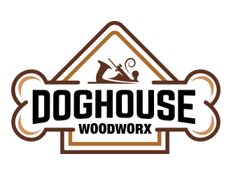 Doghouse Woodworx logo design by adm3