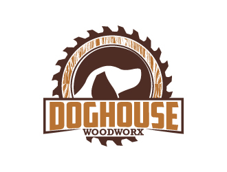 Doghouse Woodworx logo design by karjen