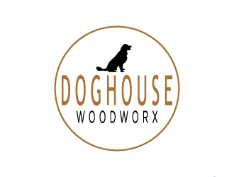 Doghouse Woodworx logo design by pilKB