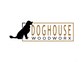 Doghouse Woodworx logo design by pilKB
