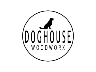 Doghouse Woodworx logo design by pilKB