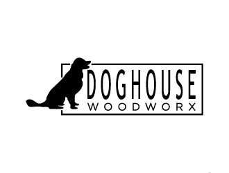 Doghouse Woodworx logo design by pilKB