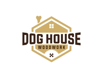 Doghouse Woodworx logo design by MRANTASI