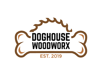 Doghouse Woodworx logo design by neonlamp