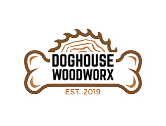 Doghouse Woodworx logo design by neonlamp