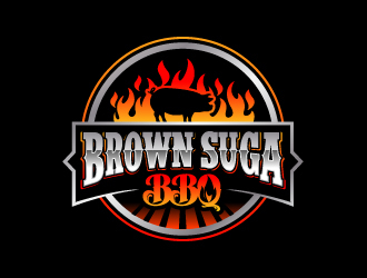 Brown Suga BBQ logo design by jaize