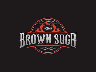 Brown Suga BBQ logo design by veter