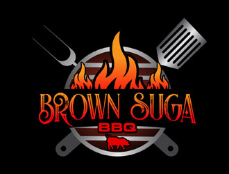 Brown Suga BBQ logo design by LogoInvent