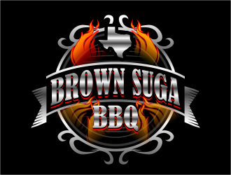 Brown Suga BBQ logo design by serprimero