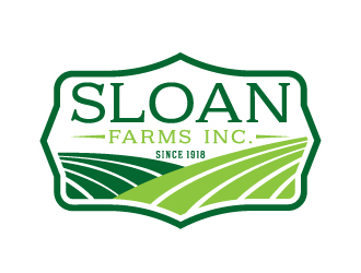 Sloan Farms Inc. logo design by akilis13