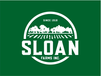 Sloan Farms Inc. logo design by Alfatih05