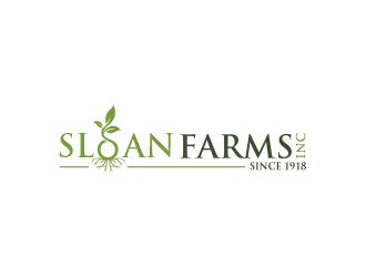 Sloan Farms Inc. logo design by zegeningen