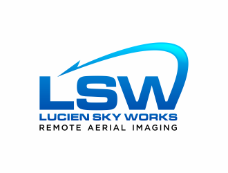 Lucien Sky Works logo design by hidro