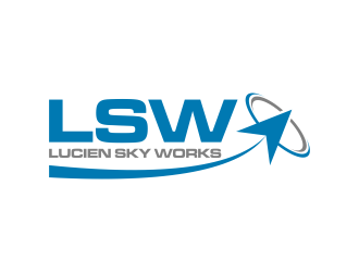 Lucien Sky Works logo design by Humhum