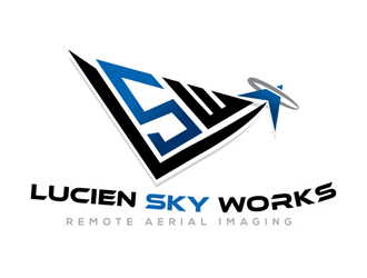 Lucien Sky Works logo design by gogo