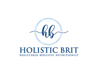 holistic brit - registered holistic nutritionist (RHN) logo design by wongndeso