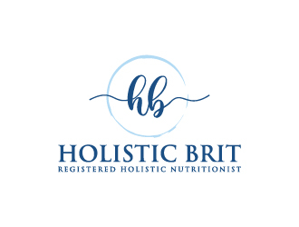 holistic brit - registered holistic nutritionist (RHN) logo design by wongndeso