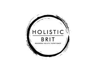 holistic brit - registered holistic nutritionist (RHN) logo design by wongndeso