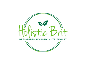 holistic brit - registered holistic nutritionist (RHN) logo design by Creativeminds