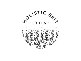holistic brit - registered holistic nutritionist (RHN) logo design by sakarep