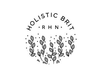 holistic brit - registered holistic nutritionist (RHN) logo design by sakarep