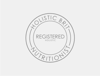 holistic brit - registered holistic nutritionist (RHN) logo design by narnia