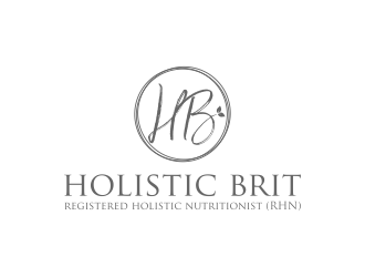 holistic brit - registered holistic nutritionist (RHN) logo design by RIANW