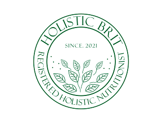holistic brit - registered holistic nutritionist (RHN) logo design by haze