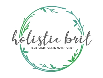 holistic brit - registered holistic nutritionist (RHN) logo design by ruki