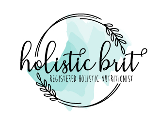 holistic brit - registered holistic nutritionist (RHN) logo design by jaize