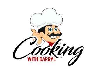 CookingwithDarryl logo design by ElonStark