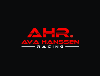 AHR.   Ava Hanssen Racing logo design by KQ5