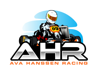 AHR.   Ava Hanssen Racing logo design by ElonStark