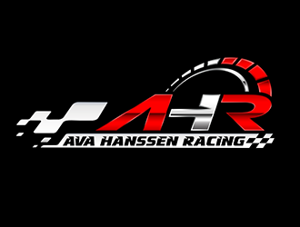 AHR.   Ava Hanssen Racing logo design by 3Dlogos