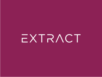 Extract logo design by blessings