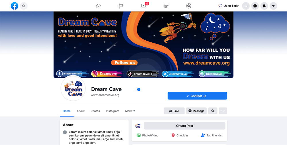 Dream Cave  logo design by rizuki