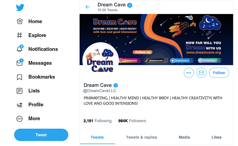 Dream Cave  logo design by rizuki